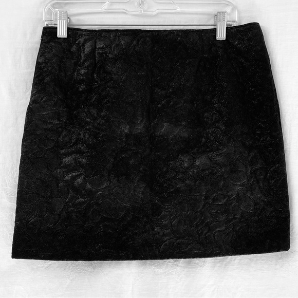 C&C California Dresses & Skirts - C&C California Womens Mini Skirt Size Small Floral Embroidered Goth Y2K Party